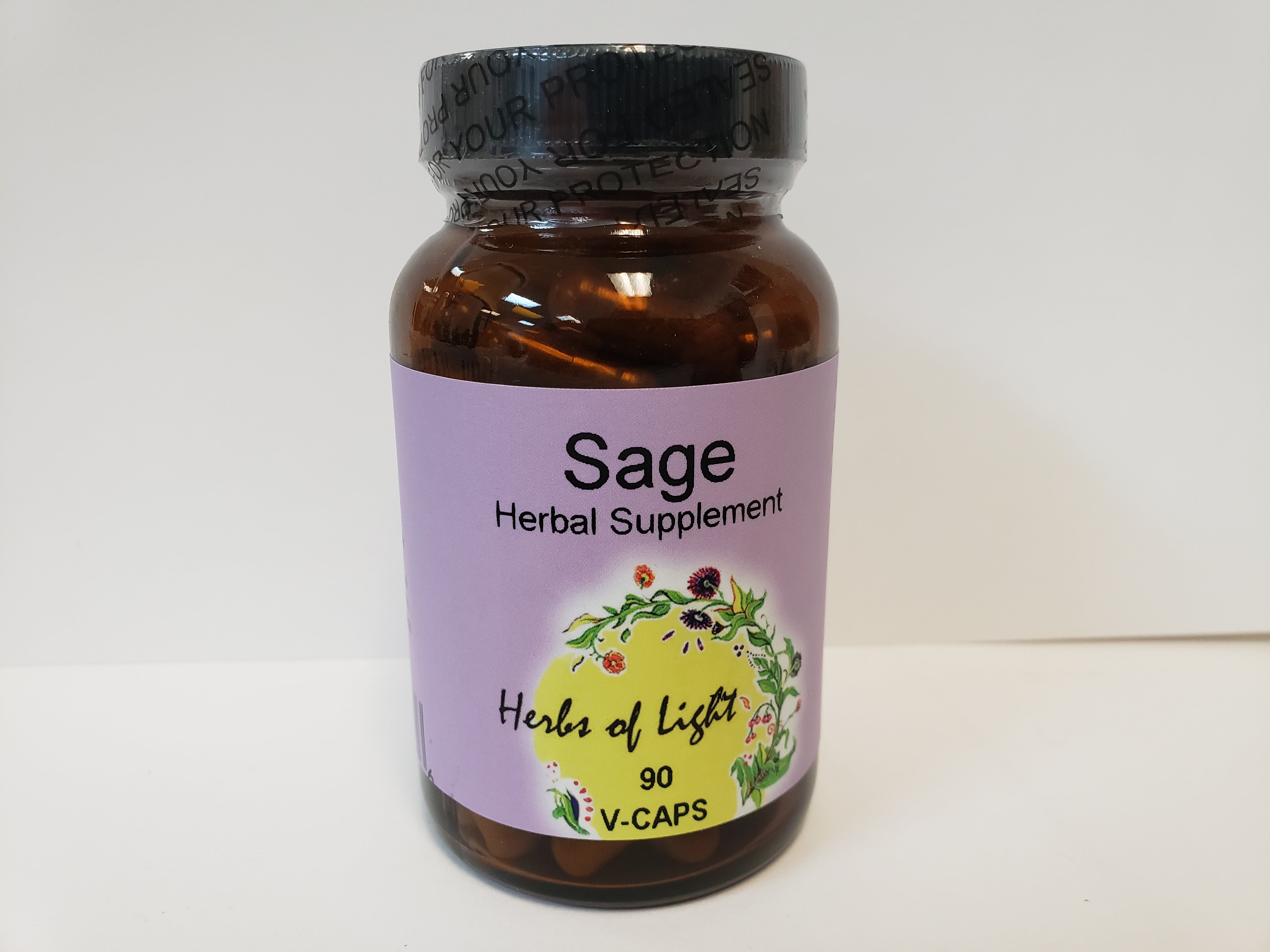 Sage Capsules | Natural Supplement | Herbal Brain Booster - Herbs of Light
